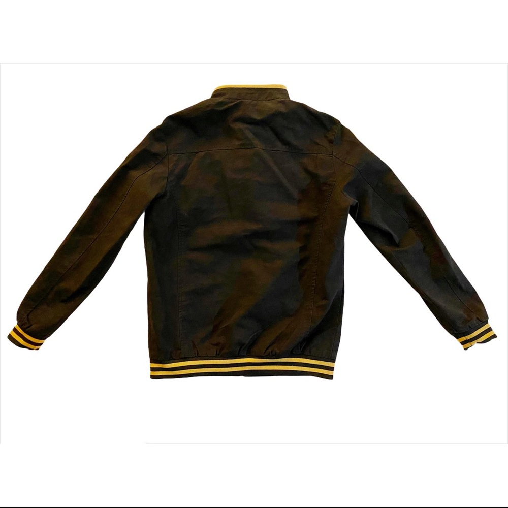 West Louis Men’s Navy Blue Bomber Jacket - Picture 3 of 7
